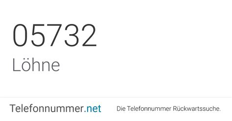 05732 telefonvorwahl